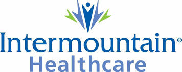 Intermountain Healthcare logo with blue and green design elements